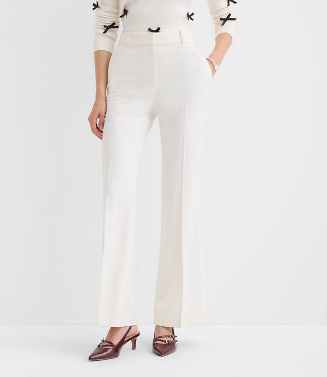 Petite Flare Pants Twill