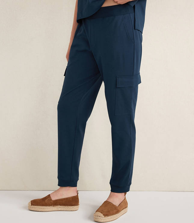Haven Well Within Organic Cotton Interlock Cargo Pants