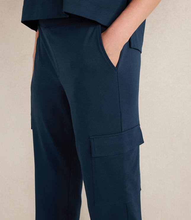 Haven Well Within Organic Cotton Interlock Cargo Pants carousel Product Image 3