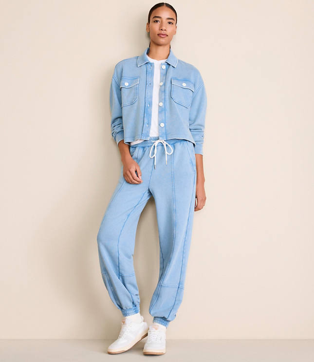 Petite Lou & Grey Seamed Joggers