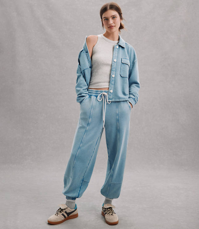 Petite Lou & Grey Seamed Joggers