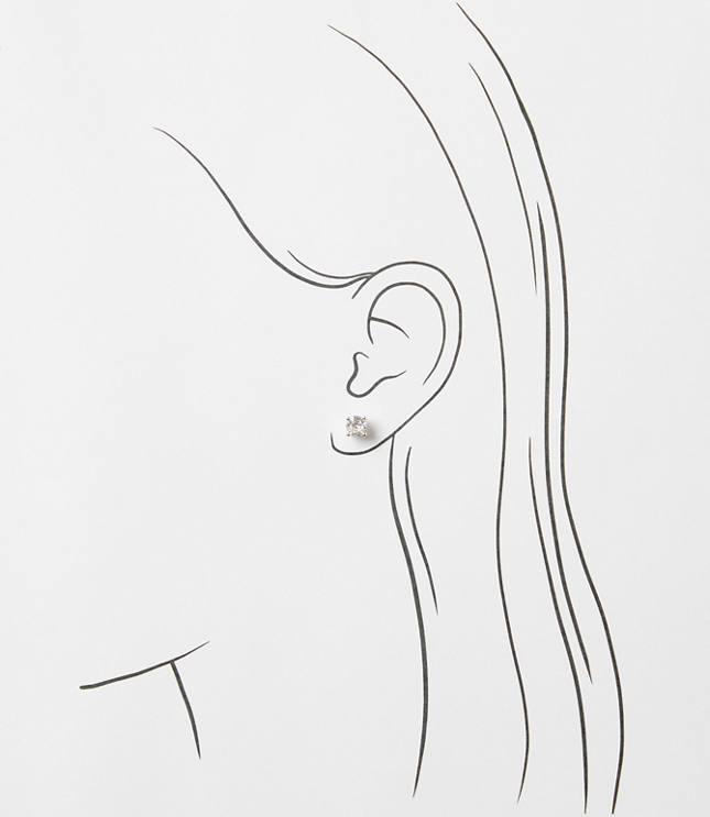 Modern Sparkle Stud Earrings