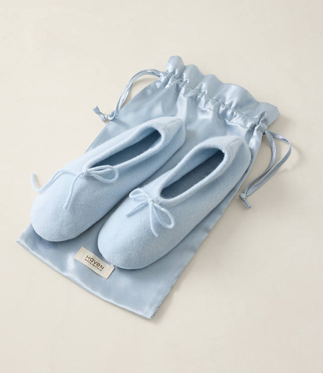 Haven Well Within Cashmere Travel Slippers