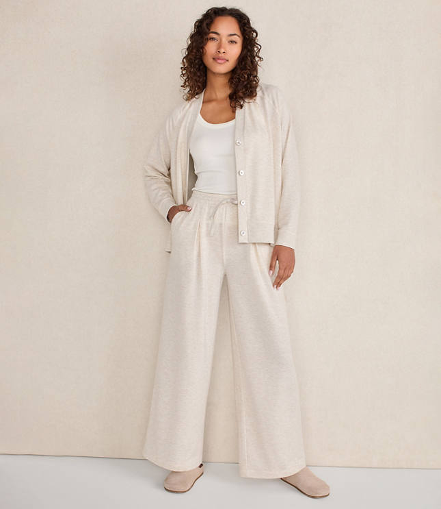 Haven Well Within Lightweight Fleece Pleated Pants