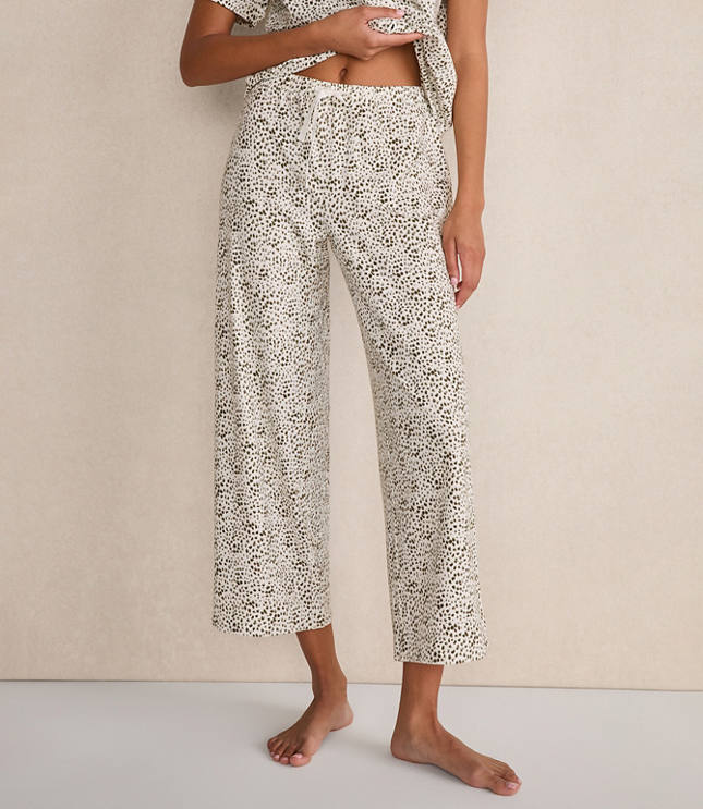 Haven Well Within Organic Cotton Jersey Animal Dot Pajama Pants