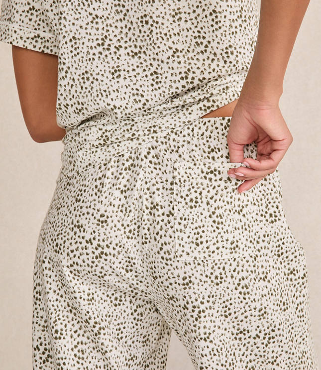 Haven Well Within Organic Cotton Jersey Animal Dot Pajama Pants