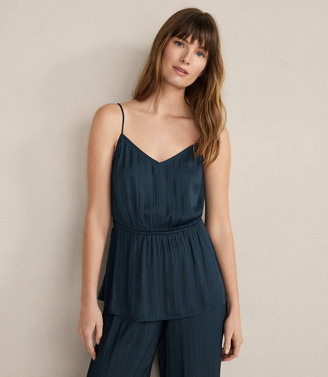 Haven Well Within Silky Pleated Peplum Top carousel Product Image 1