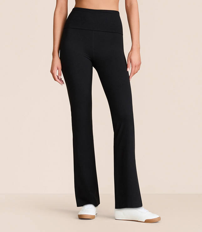 Lou & Grey Brushedsoft Foldover Flare Pants