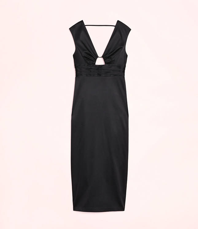 Lately Satin Cutout Gown