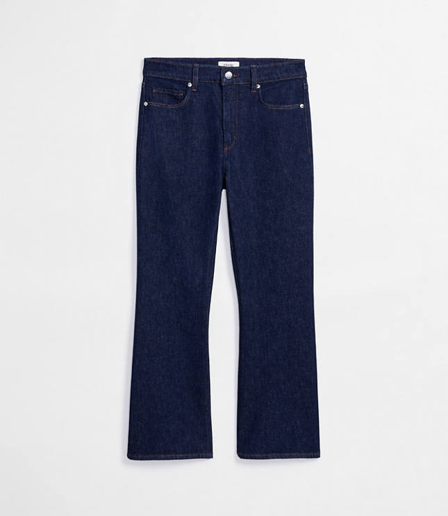 Rivete Petite High Rise Kick Crop Jeans in Nova Wash