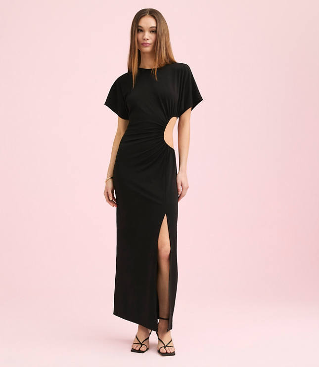 Lately Side Cutout Maxi Dress