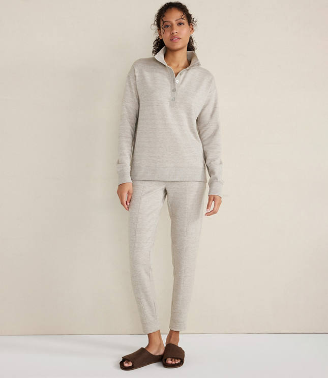 Haven Well Within Fleece Johnny Collar Henley