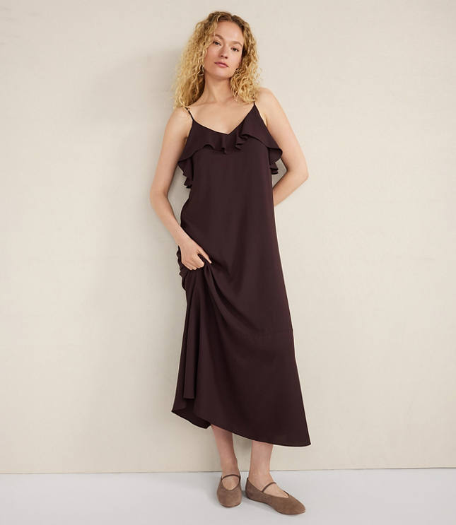Haven Well Within Georgette Flounce Maxi Dress
