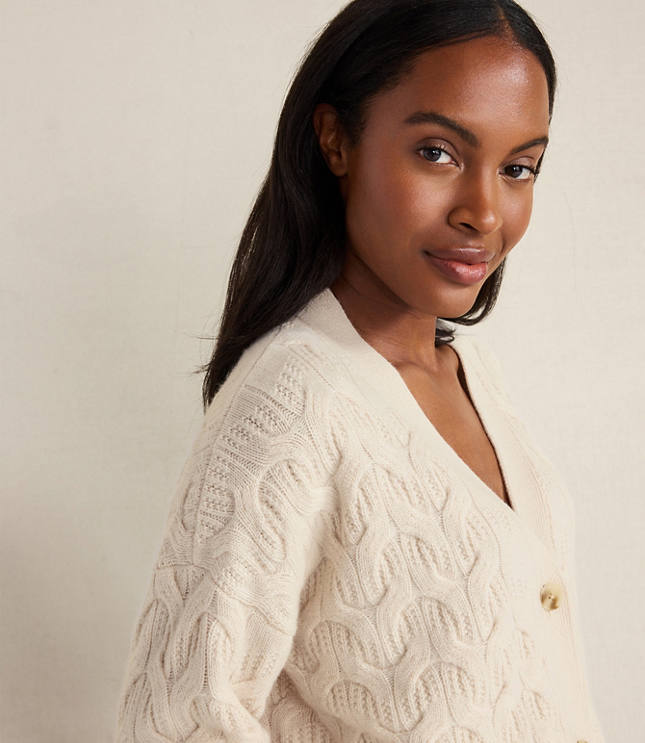 Haven Well Within Cashmere Cable Cardigan