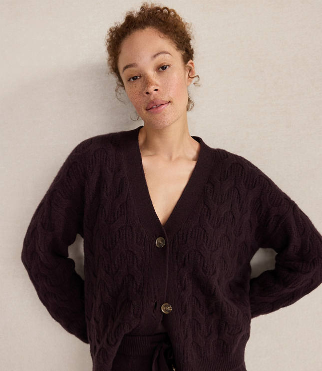 Haven Well Within Cashmere Cable Cardigan