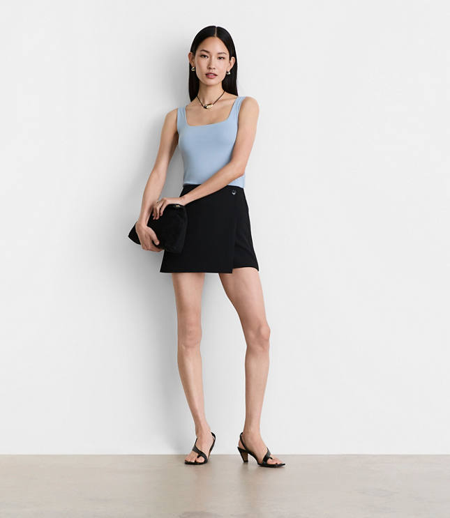 LOFT Versa 360 Knit Square Neck Tank Top
