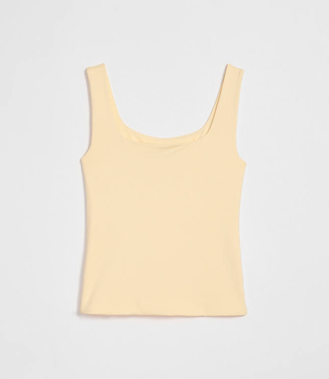 LOFT Versa 360 Knit Square Neck Tank Top
