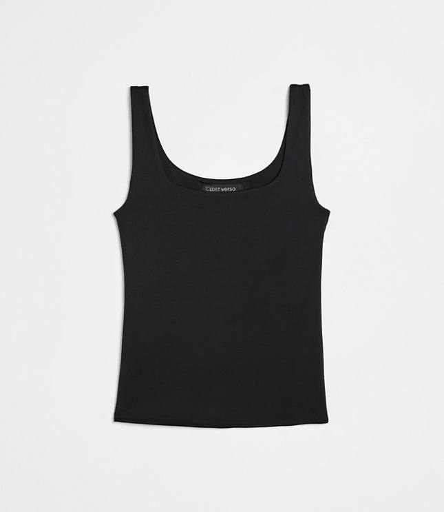LOFT Versa 360 Knit Square Neck Tank Top