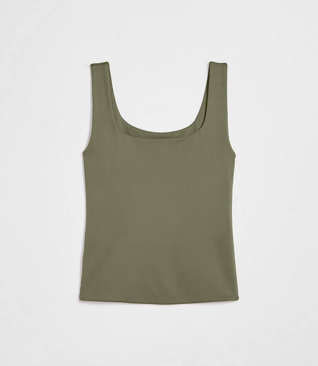 LOFT Versa 360 Knit Square Neck Tank Top