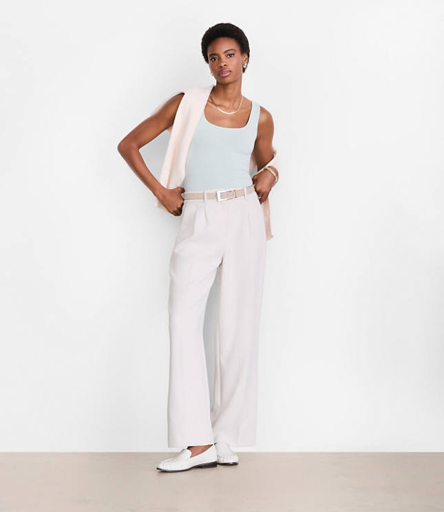 LOFT Versa 360 Knit Square Neck Tank Top