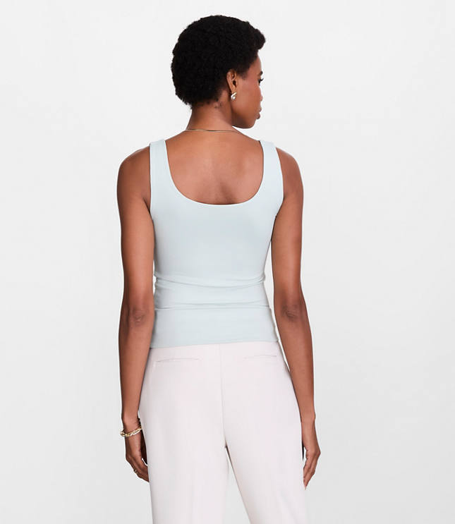 LOFT Versa 360 Knit Square Neck Tank Top