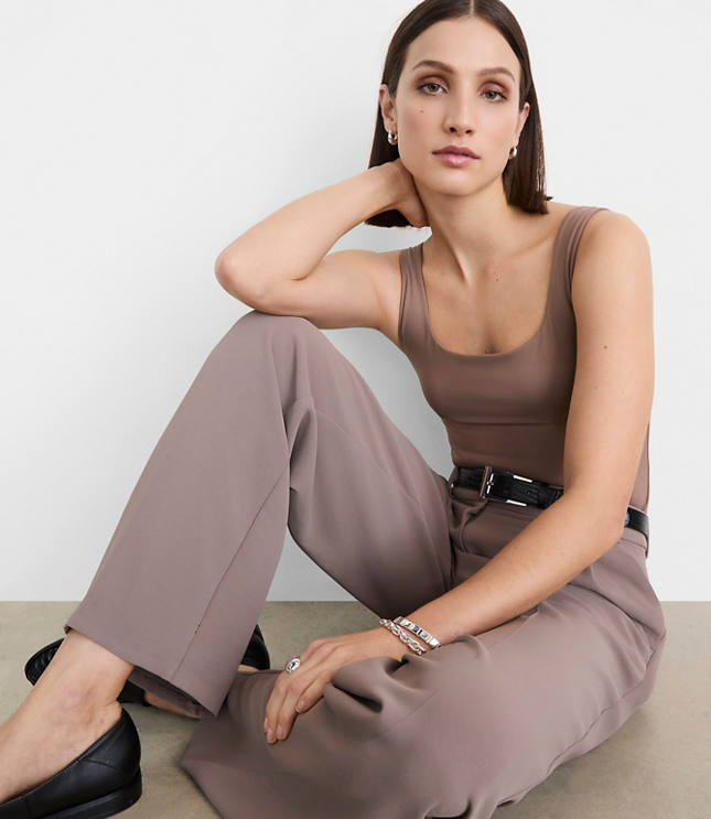 LOFT Versa 360 Knit Square Neck Tank Top