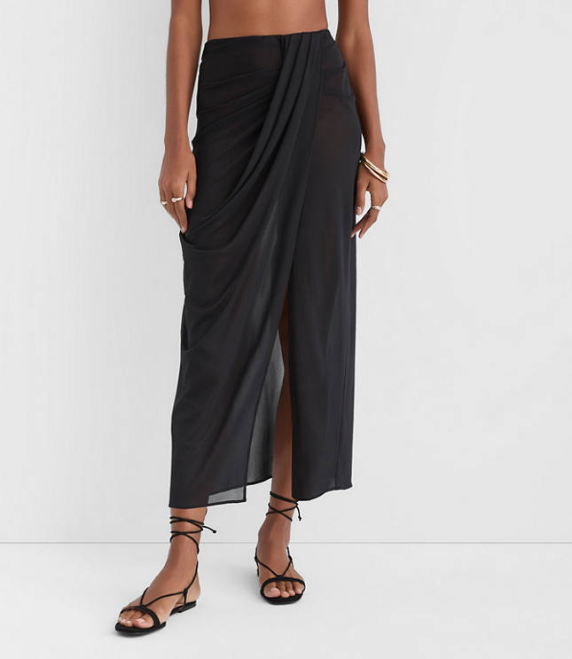 LOFT Beach Mesh Pareo Skirt