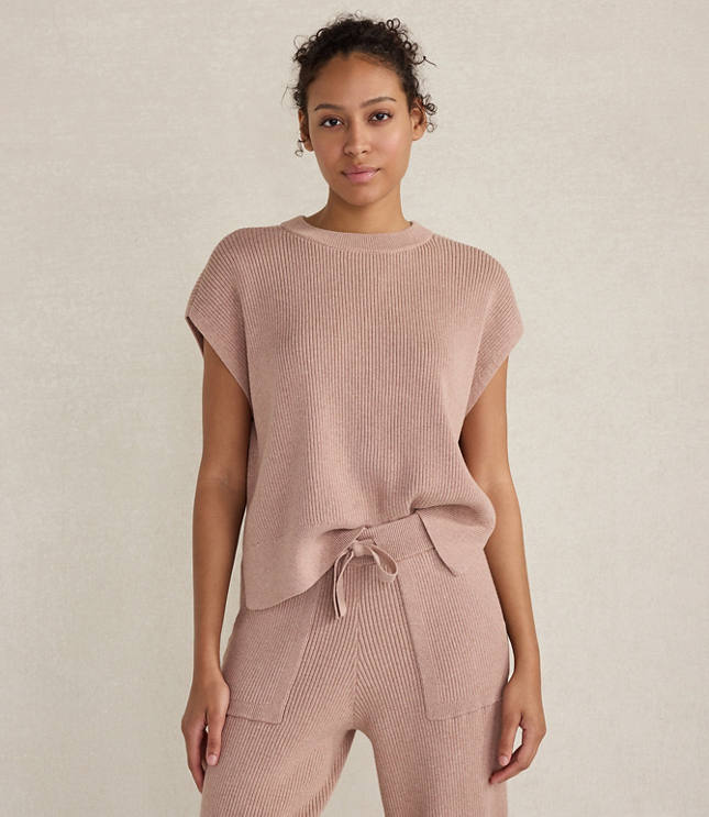 Haven Well Within Organic Cotton Cashmere Drop Shoulder Tee carousel Product Image 1