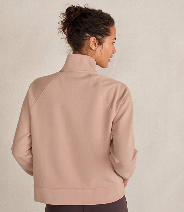 Haven Well Within Organic Cotton Blend Fleece Half Zip Pullover carousel Product Image 3