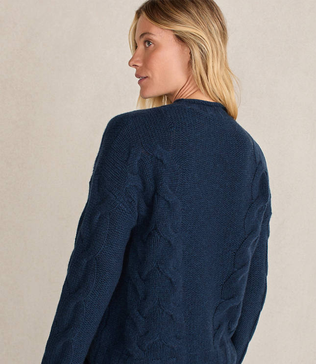 Haven Well Within Cashmere Cable Roll Neck Sweater