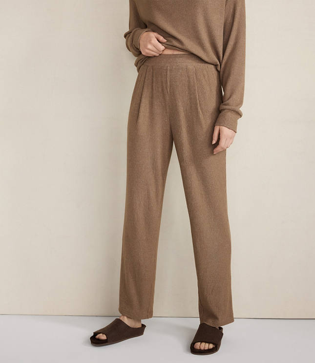 Haven Well Within Brushed Rib Knit Tapered Pants carousel Product Image 1