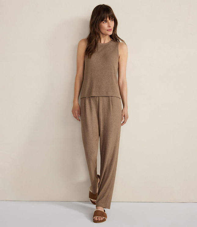 Haven Well Within Brushed Rib Knit Tapered Pants carousel Product Image 2