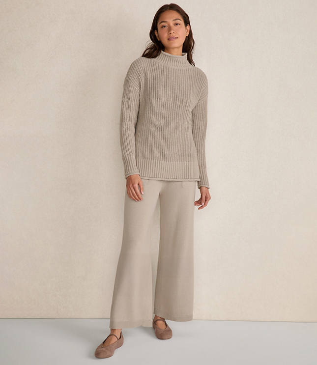 Haven Well Within Organic Cotton Roll Neck Sweater carousel Product Image 1