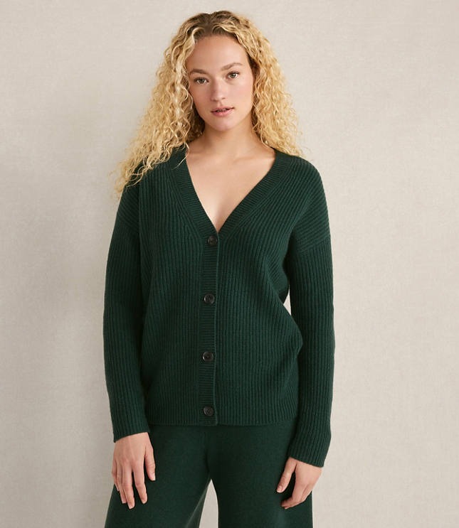 Haven Well Within Cashmere Shaker Stitch Cardigan