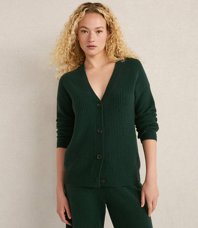 Haven Well Within Cashmere Shaker Stitch Cardigan