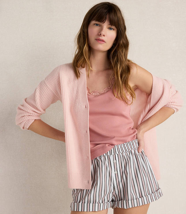 Haven Well Within Cashmere Shaker Stitch Cardigan