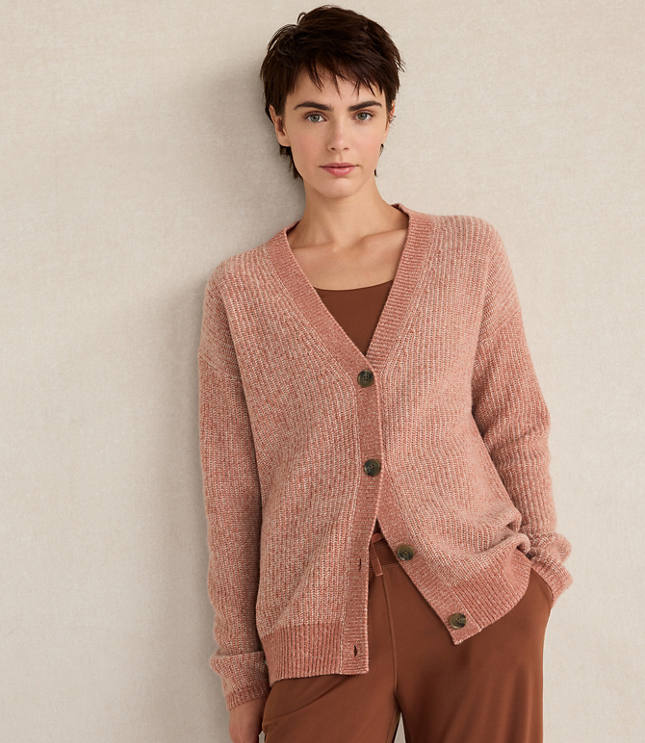 Haven Well Within Cashmere Shaker Stitch Cardigan