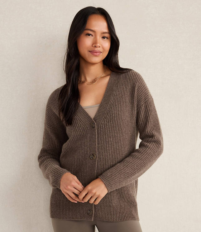 Haven Well Within Cashmere Shaker Stitch Cardigan