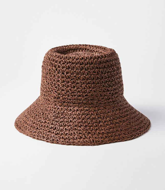Raffia Bucket Hat