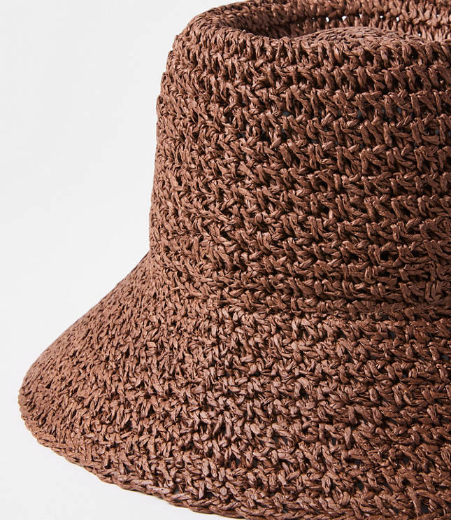 Raffia Bucket Hat
