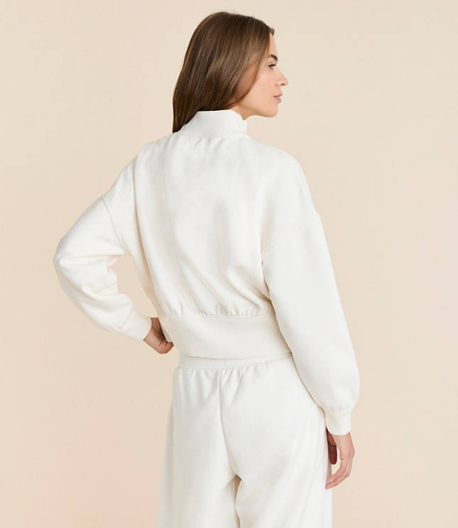 Lou & Grey Elite Fleece Mock Neck Sweatshirt