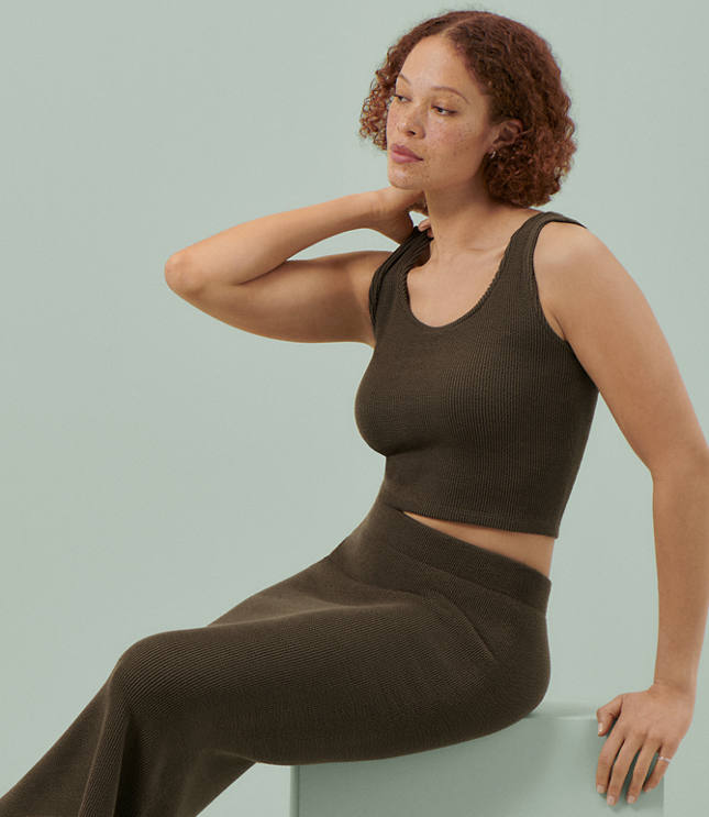 Lou & Grey Crinkle Tank Top