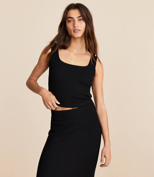 Lou & Grey Crinkle Tank Top