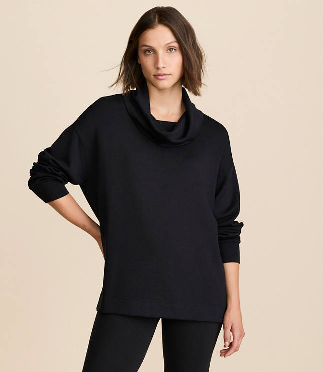 Lou & Grey Scubasoft Cowl Neck Tunic Top