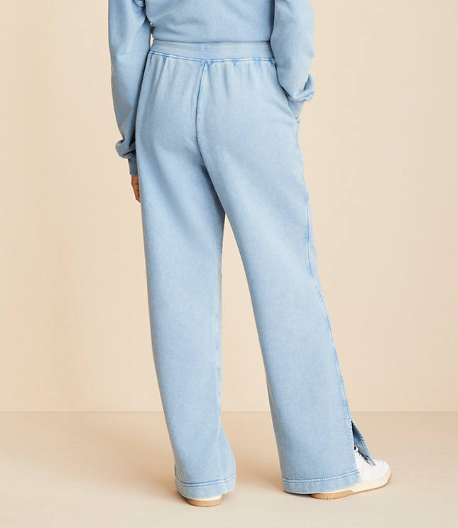 Lou & Grey Denim Washed Sweatpants