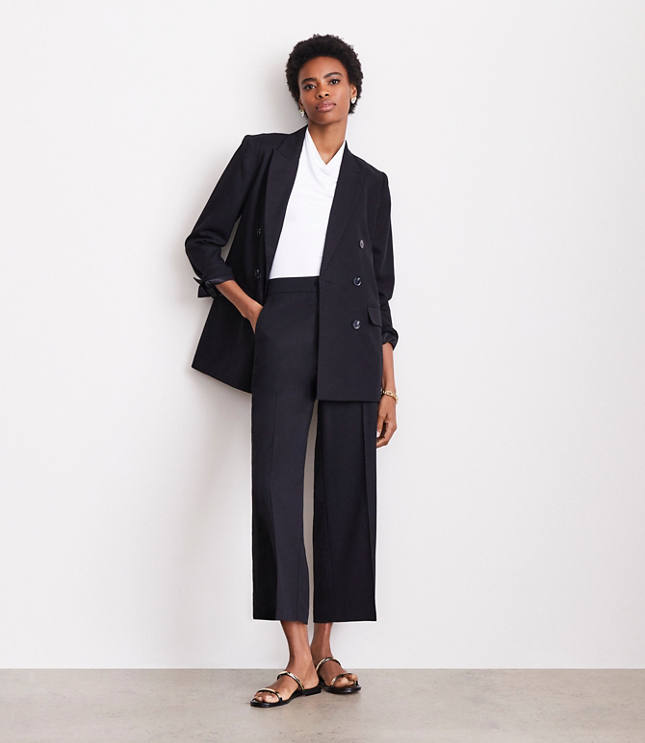 Petite LOFT Versa Pure Spun Cropped Stovepipe Pants