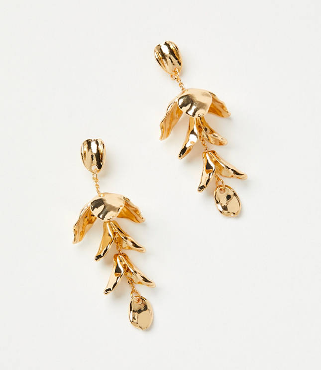 Loft Leafed Drop Earrings
