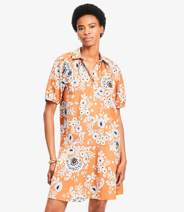 Floral Flounce Mini Dress