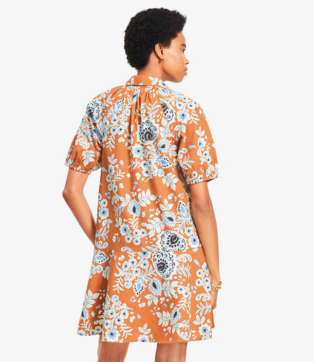 Floral Flounce Mini Dress