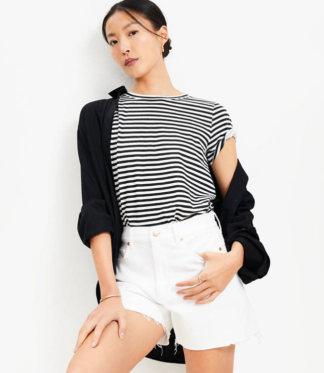 Striped Everyday Crew Tee